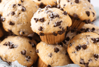 Bakery Style Mini Chocolate Chip Muffins Recipe