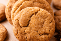 Pumpkin Snickerdoodle Cookies with Cinnamon Sugar